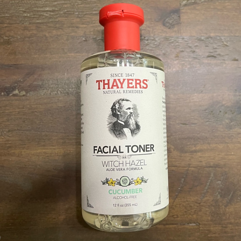 ✅ Thayers cucumber facial toner witch hazel. 99% full bottle